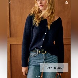 Sézane Gaspard Cardigan- Navy